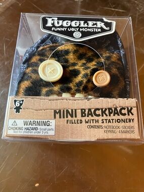 Fuggler Leopard Print Mini Backpack - Kids Accessory